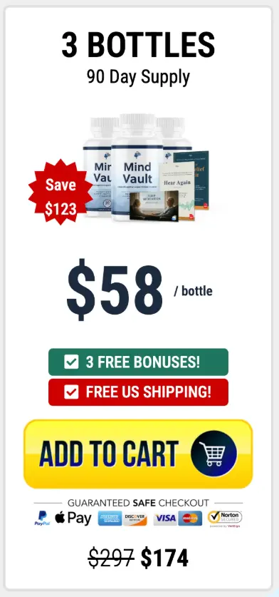 Mind Vault three bottles order