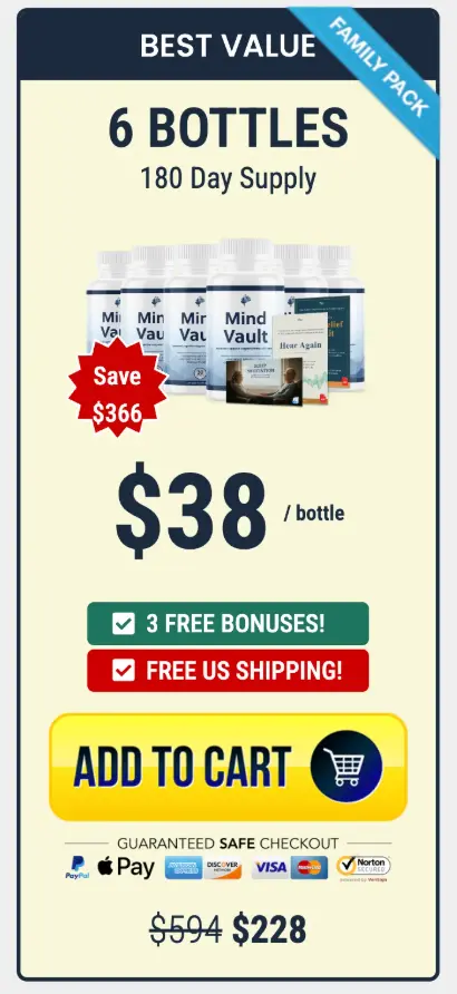 Mind Vault 6 bottles